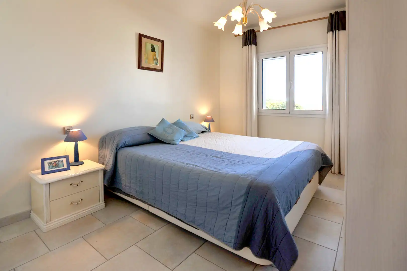 Schlafzimmer von Haus oder Chalet zum Verkauf in L'Escala mit Klimaanlage, Heizung und Privatgarten
