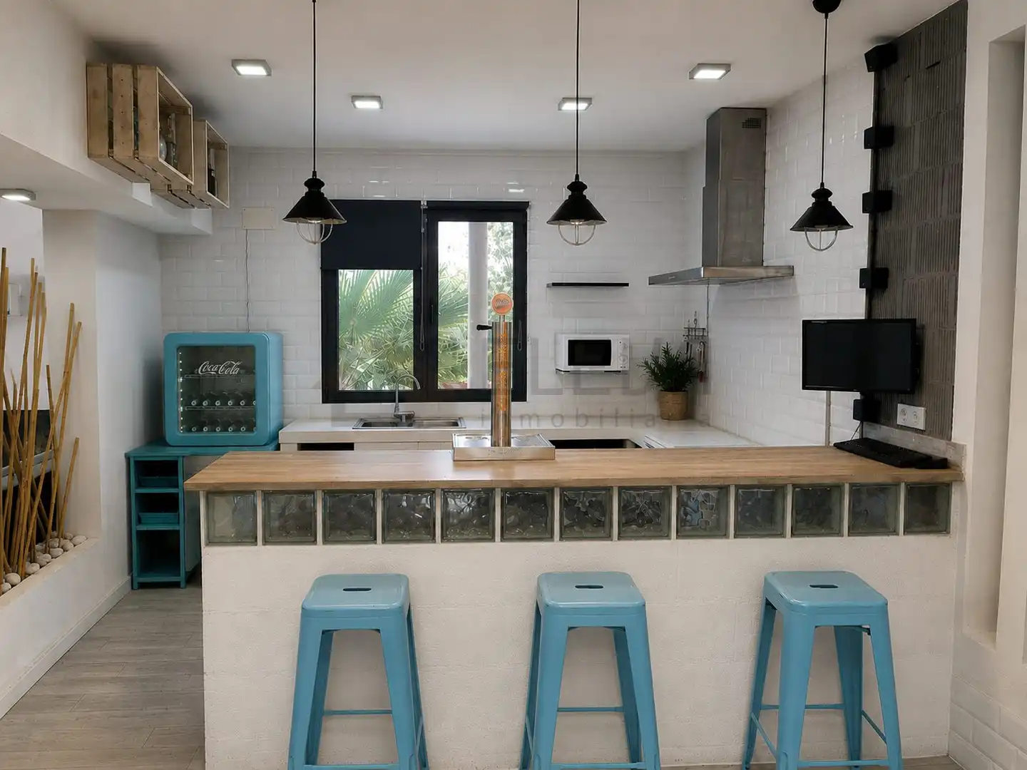 Cocina de Finca rústica en venta en La Roda con Jardín privado