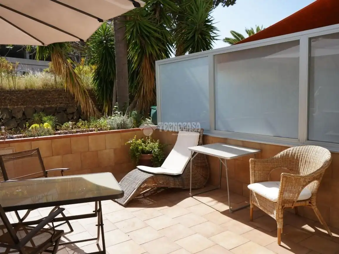 Terraza de Piso de alquiler en Puerto de la Cruz con Terraza y Amueblado