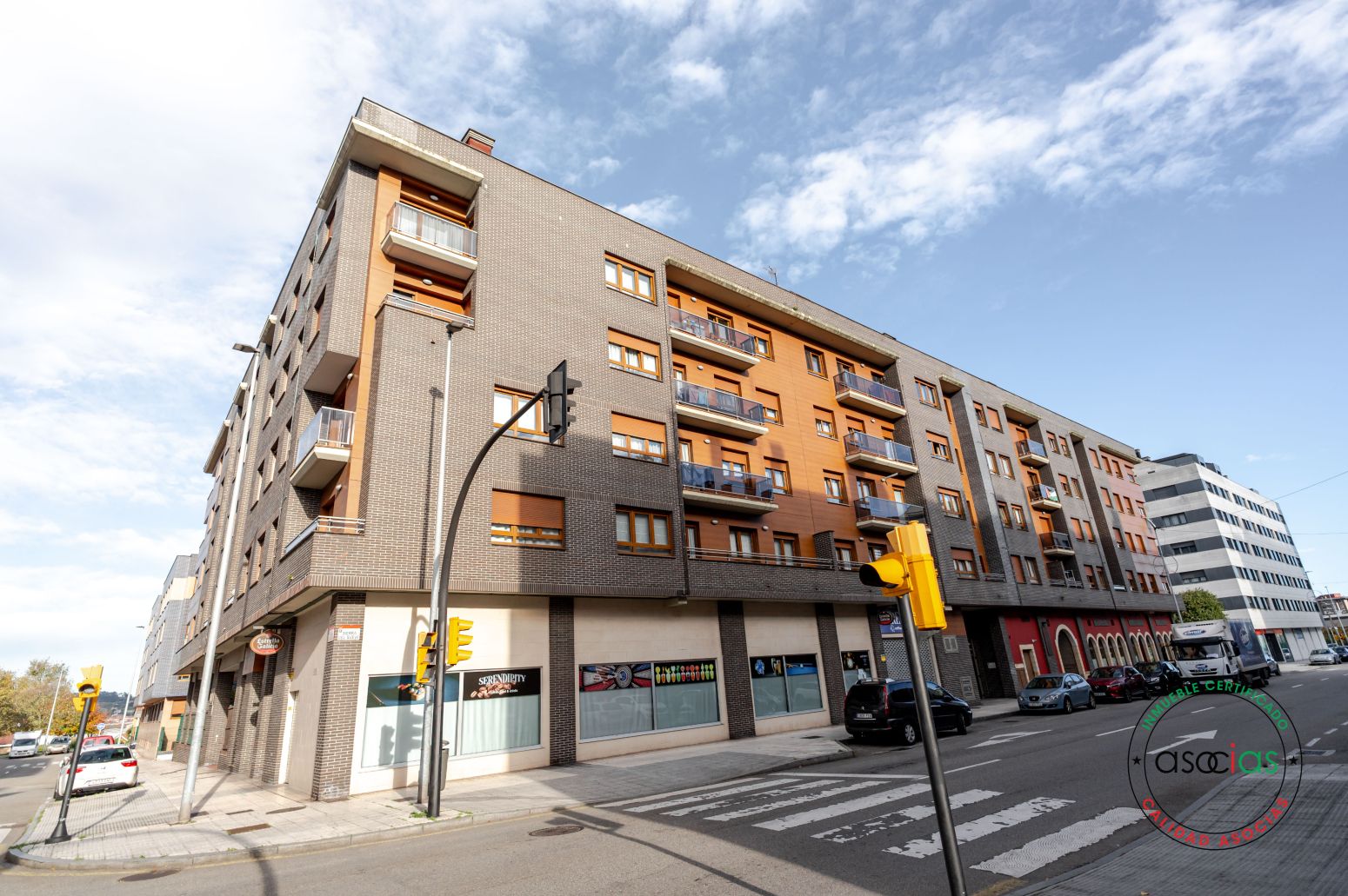 Exterior view of Flat for sale in Gijón   with Heating, Parquet flooring and Storage room