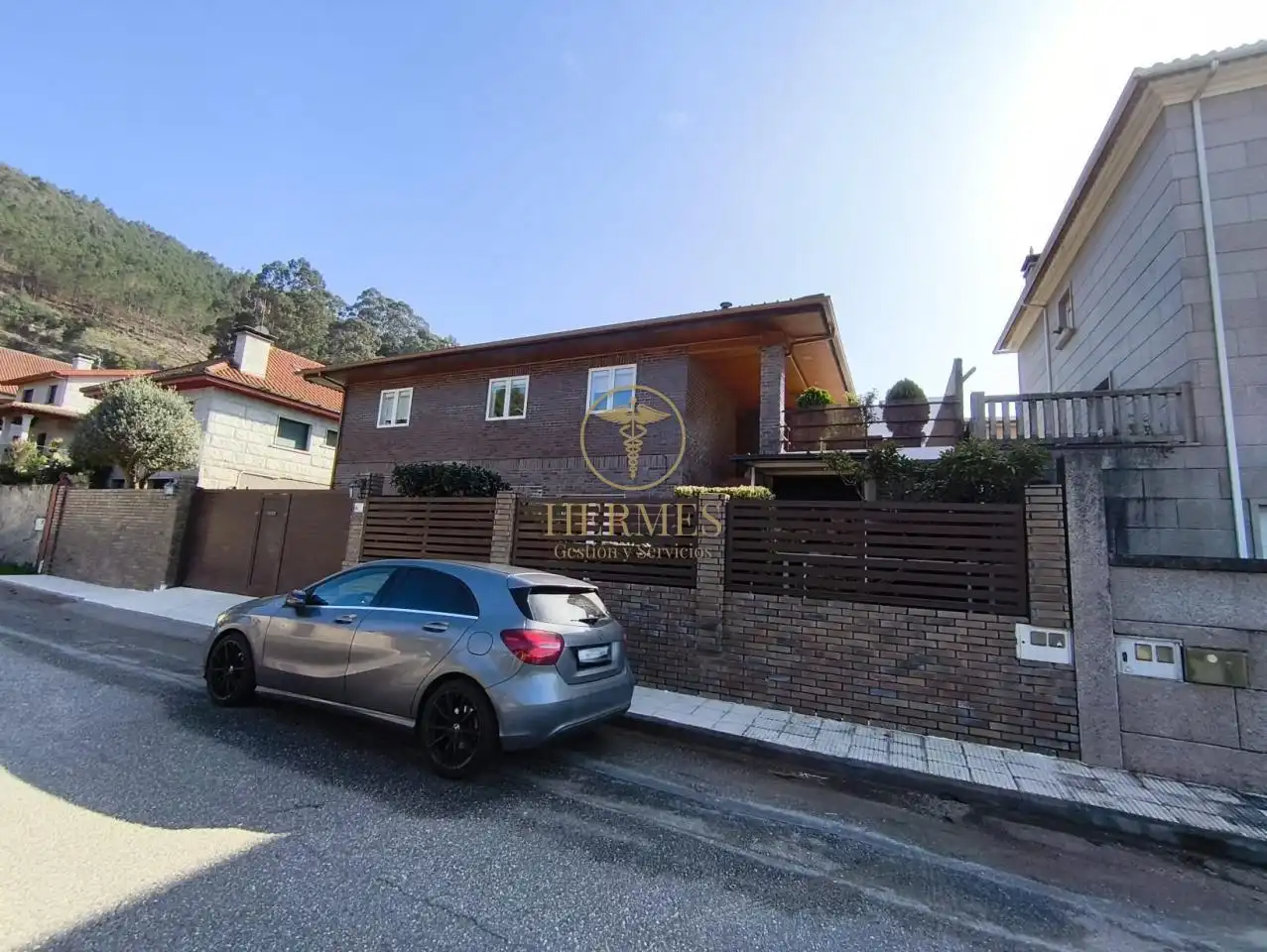 Vista exterior de Casa o chalet en venta en Mos con Calefacción, Jardín privado y Terraza