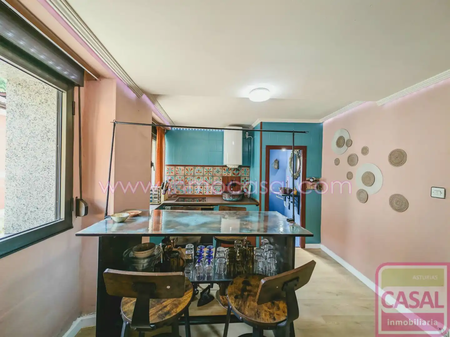 Cocina de Piso en venta en Mieres (Asturias) con Amueblado