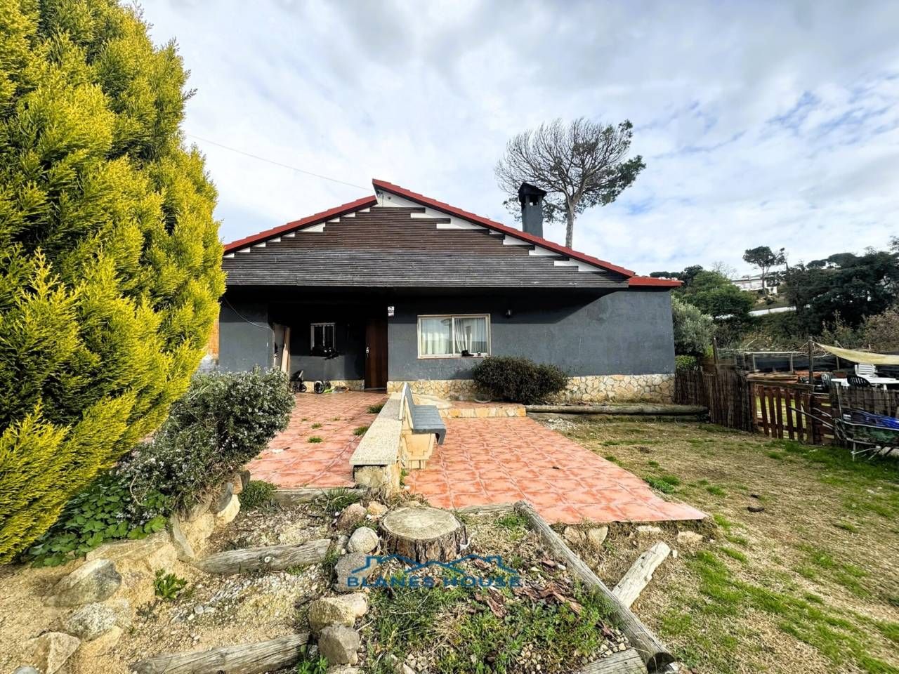 Exterior view of House or chalet for sale in Maçanet de la Selva  with Private garden, Terrace and Furnished