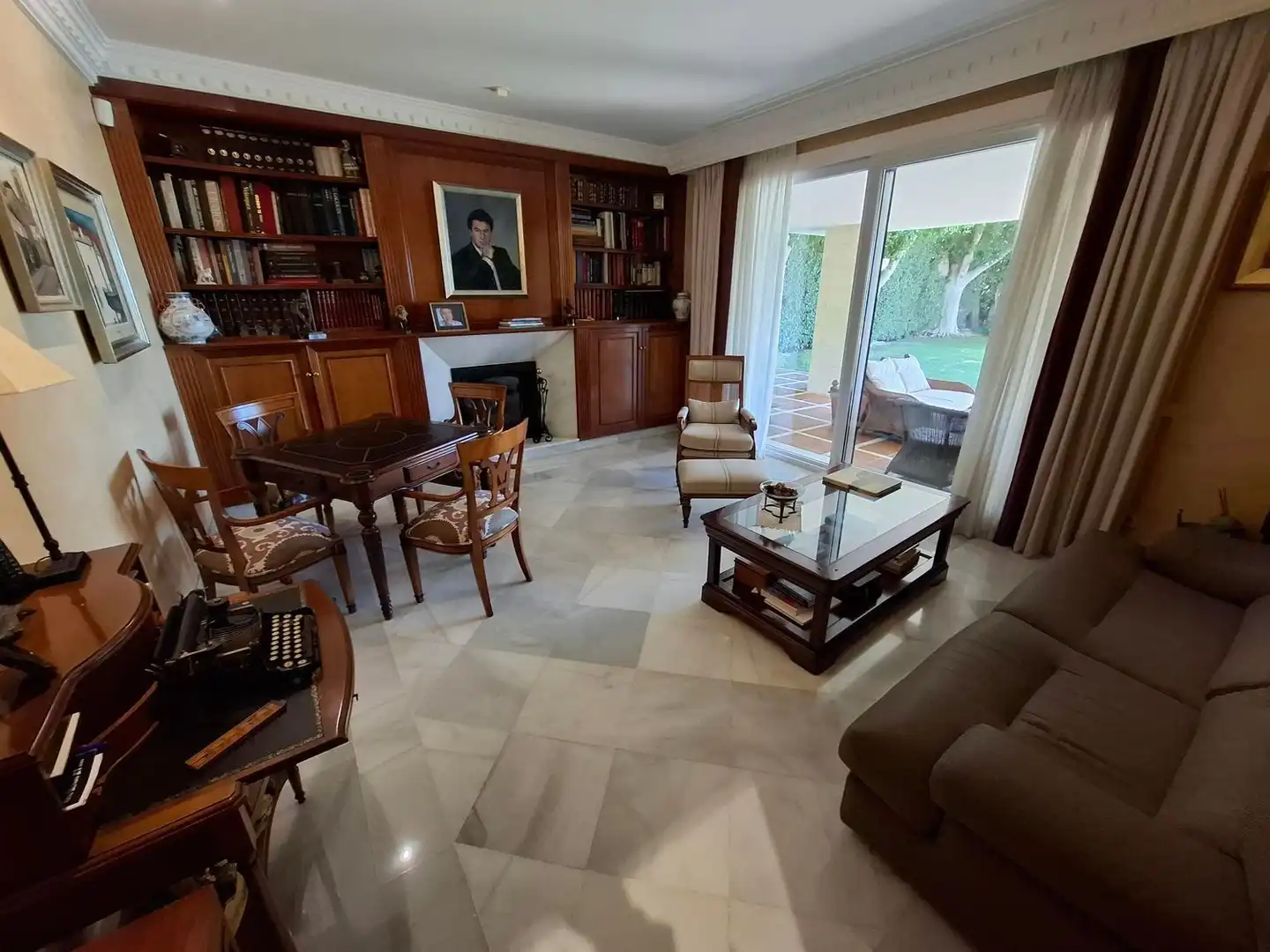 Sala de estar de Casa o chalet en venta en Alicante / Alacant con Calefacción, Jardín privado y Terraza