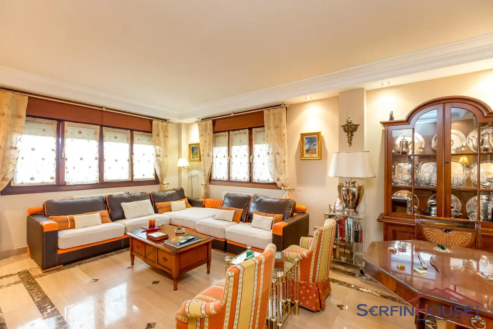 Sala de estar de Casa o chalet en venta en Meruelo con Calefacción, Jardín privado y Terraza