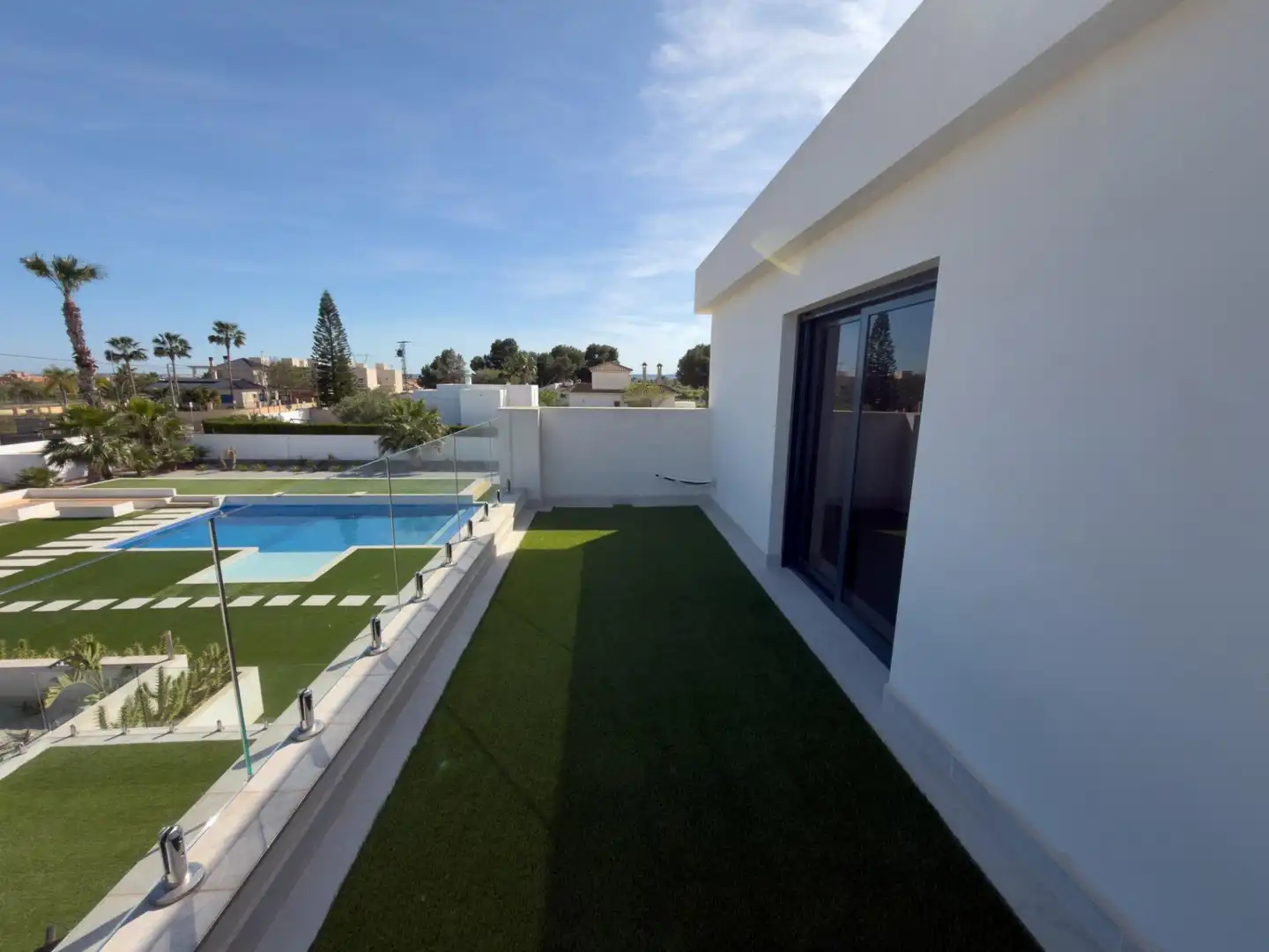 Terrassa de Casa o xalet en venda en Los Montesinos amb Aire condicionat, Calefacció i Jardí privat