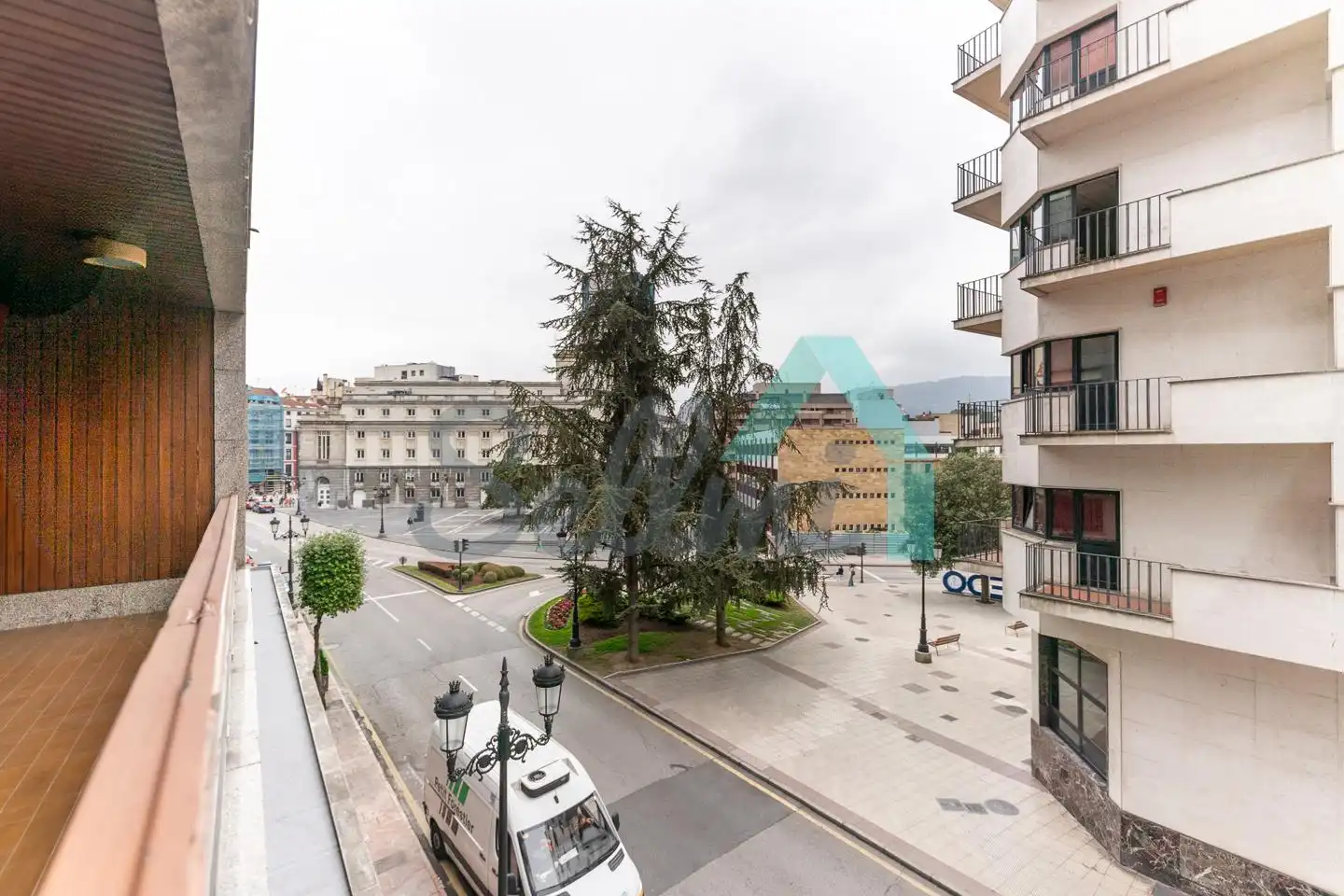 Exterior view of Flat for sale in Oviedo   with Heating, Parquet flooring and Terrace