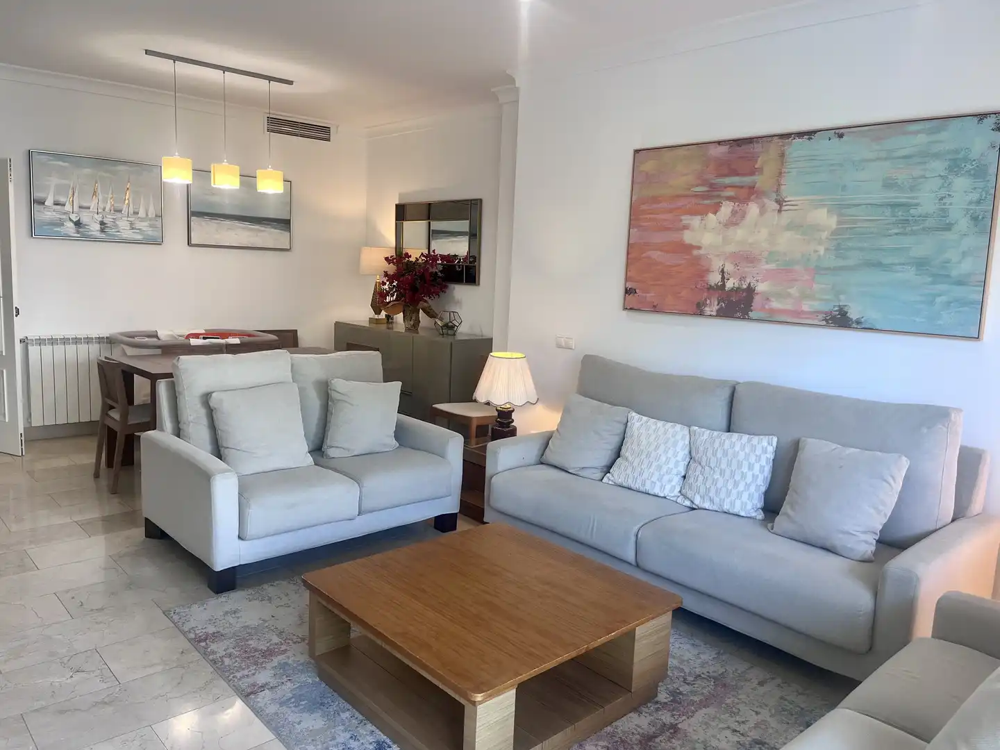 Living room of Flat for rent in Avenida - Divina Pastora - Plaza de Toros