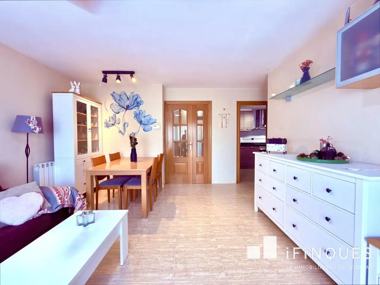 Living room of Flat for sale in Castellar del Vallès  with Heating, Balcony and Internet