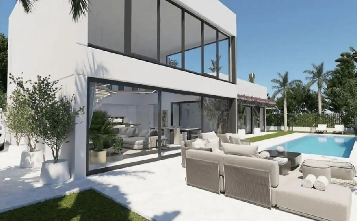 Terraza de Casa o chalet en venta en Marbella con Aire acondicionado, Jardín privado y Terraza