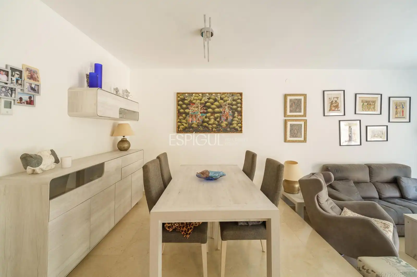 Comedor de Casa adosada en venta en Tiana con Calefacción, Jardín privado y Parquet
