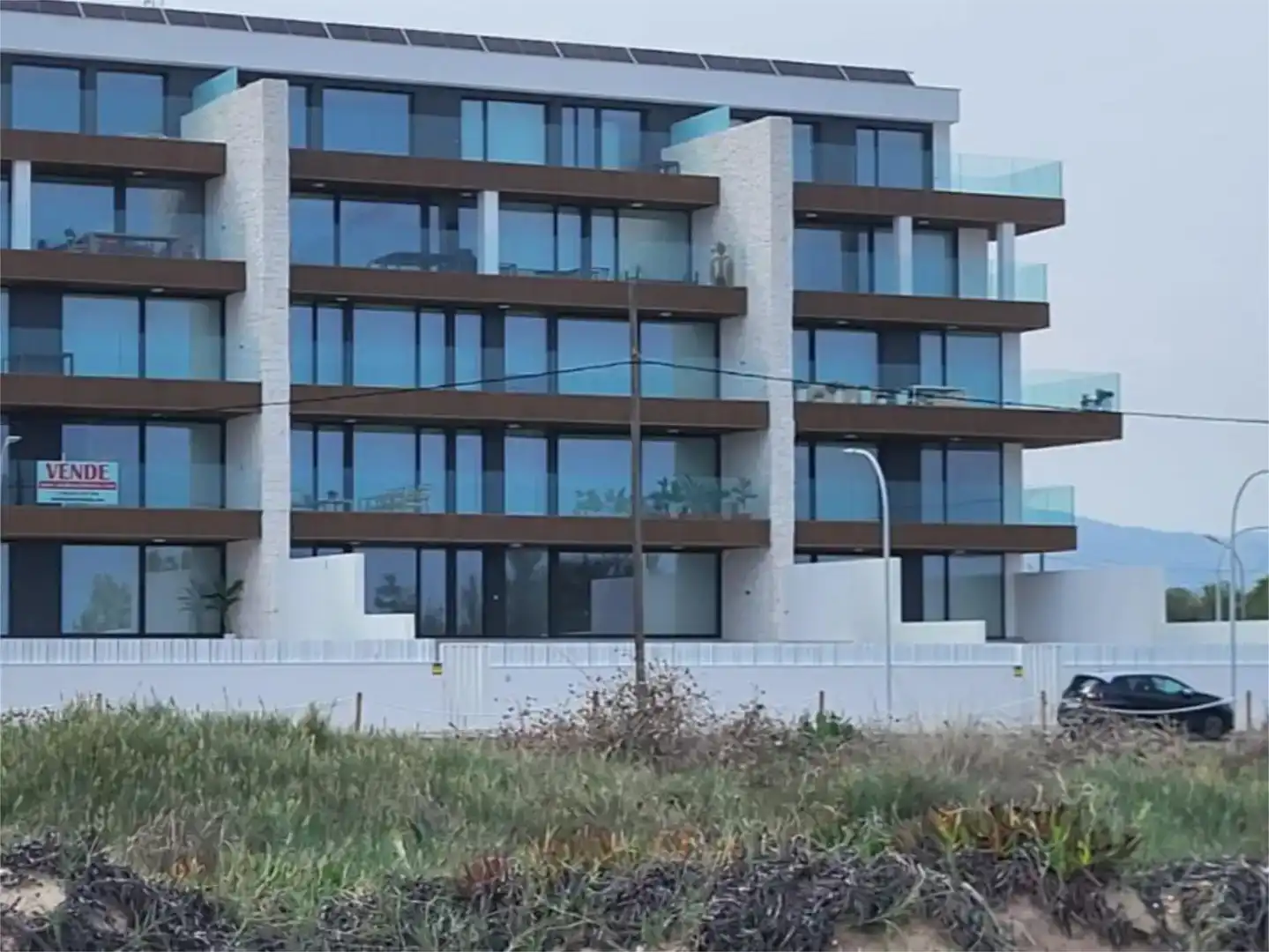 Außenansicht von Wohnungen zum Verkauf in Dénia mit Klimaanlage und Balkon