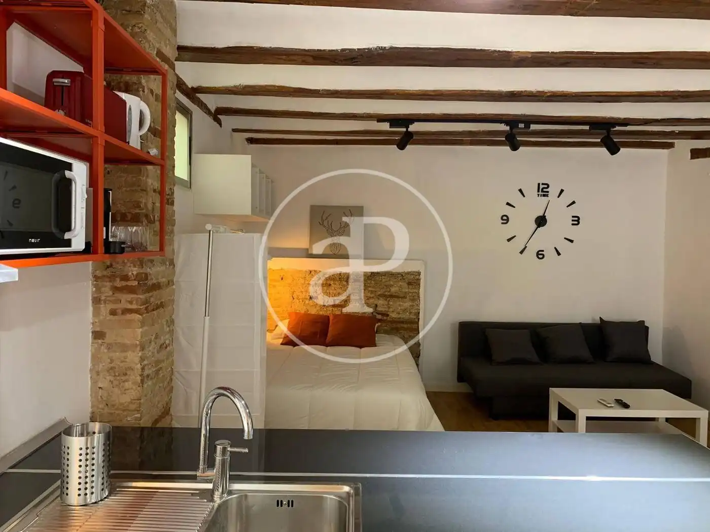 Living room of Lofts for sale in Valencia  with Air Conditioner, Heating and Furnished