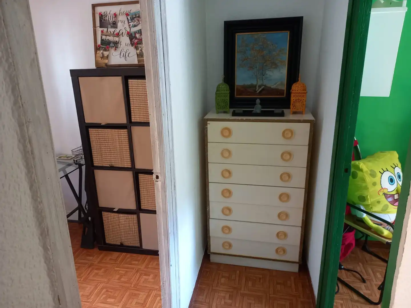 Schlafzimmer von Einfamilien-Reihenhaus zum Verkauf in Langreo mit Heizung, Parkett und Terrasse