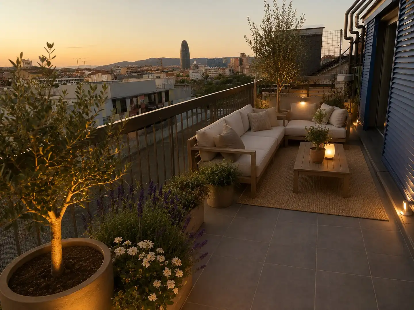 Terraza de Ático en venta en Barcelona con Aire acondicionado, Calefacción y Parquet