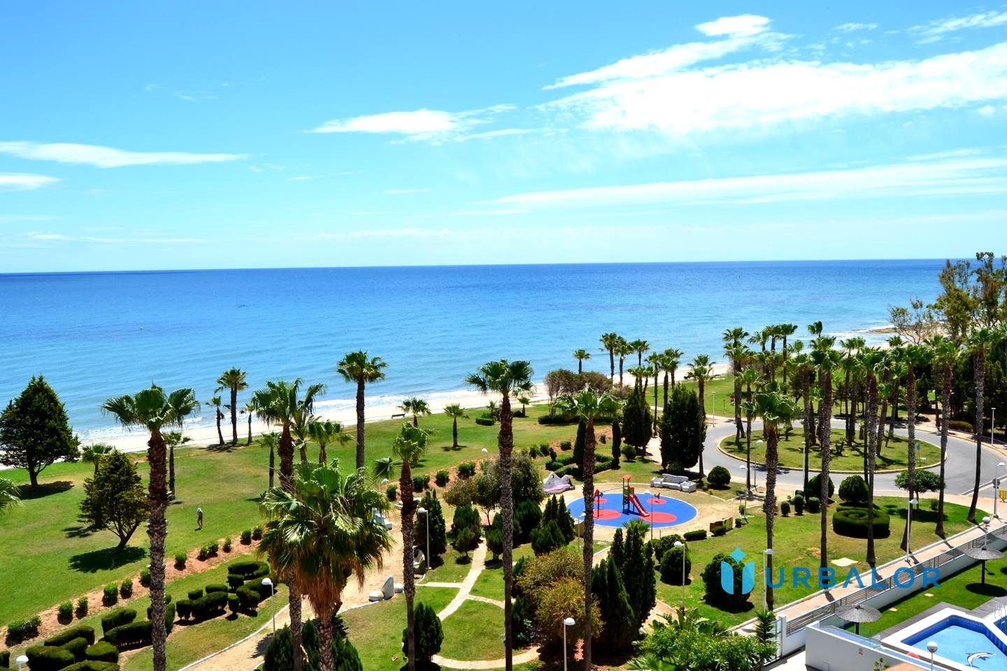 Vista exterior de Apartamento en venta en Oropesa del Mar / Orpesa con Aire acondicionado, Terraza y Amueblado