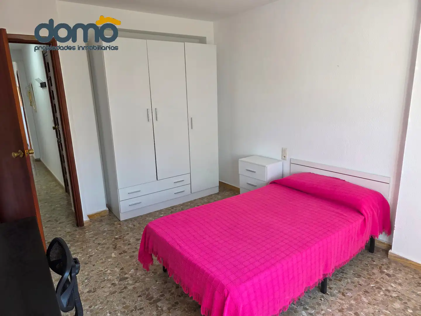 Schlafzimmer von Wohnung zur Miete in Almería mit Terrasse, Möbliert und Waschmaschine