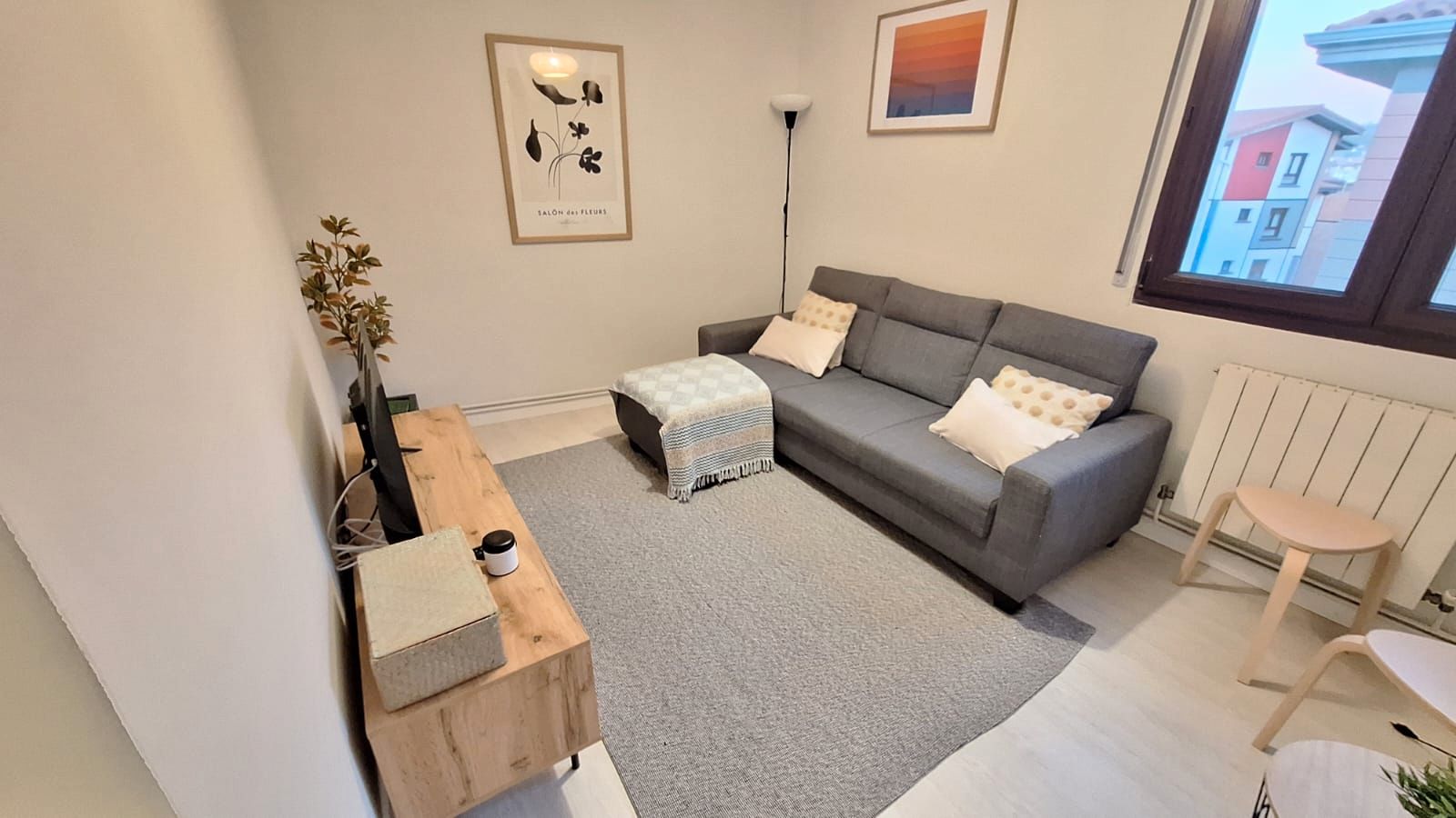 Living room of Flat for sale in Getxo   with Heating, Washing machine and Microwave
