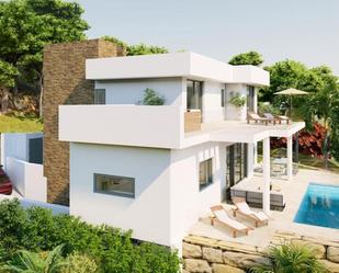 Exterior view of Single-family semi-detached for sale in Mijas  with Air Conditioner and Swimming Pool