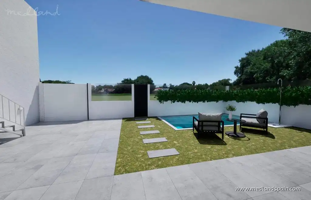 Swimming pool of Houses for sale in Torre-Pacheco  with Private garden, Terrace and Swimming Pool