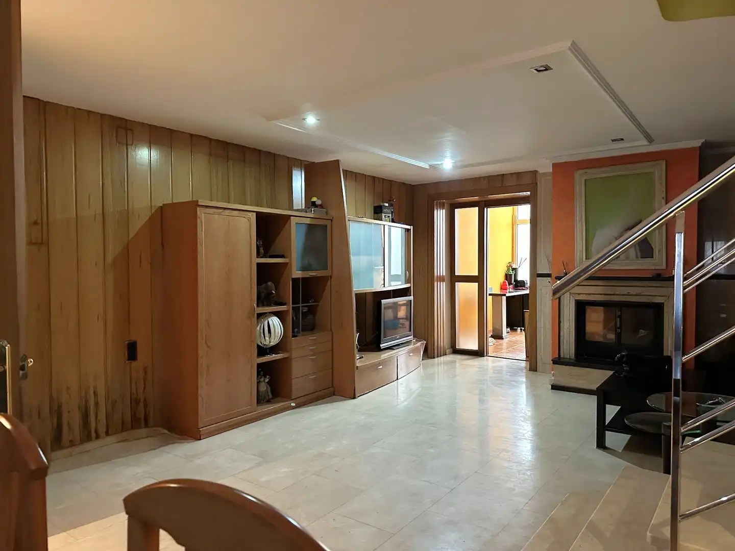 Sala de estar de Finca rústica en venta en L'Olleria con Aire acondicionado, Calefacción y Terraza