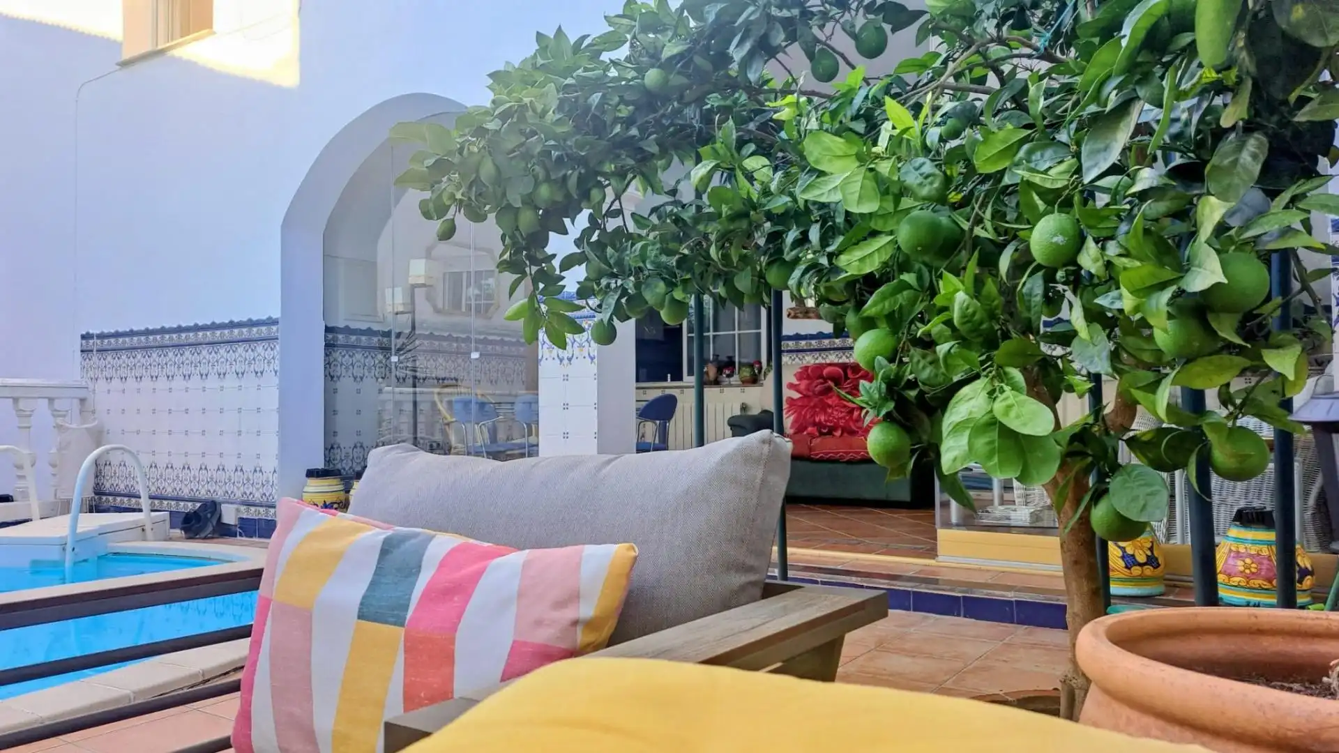 Terraza de Casa o chalet en venta en Salvatierra de los Barros con Aire acondicionado, Terraza y Trastero