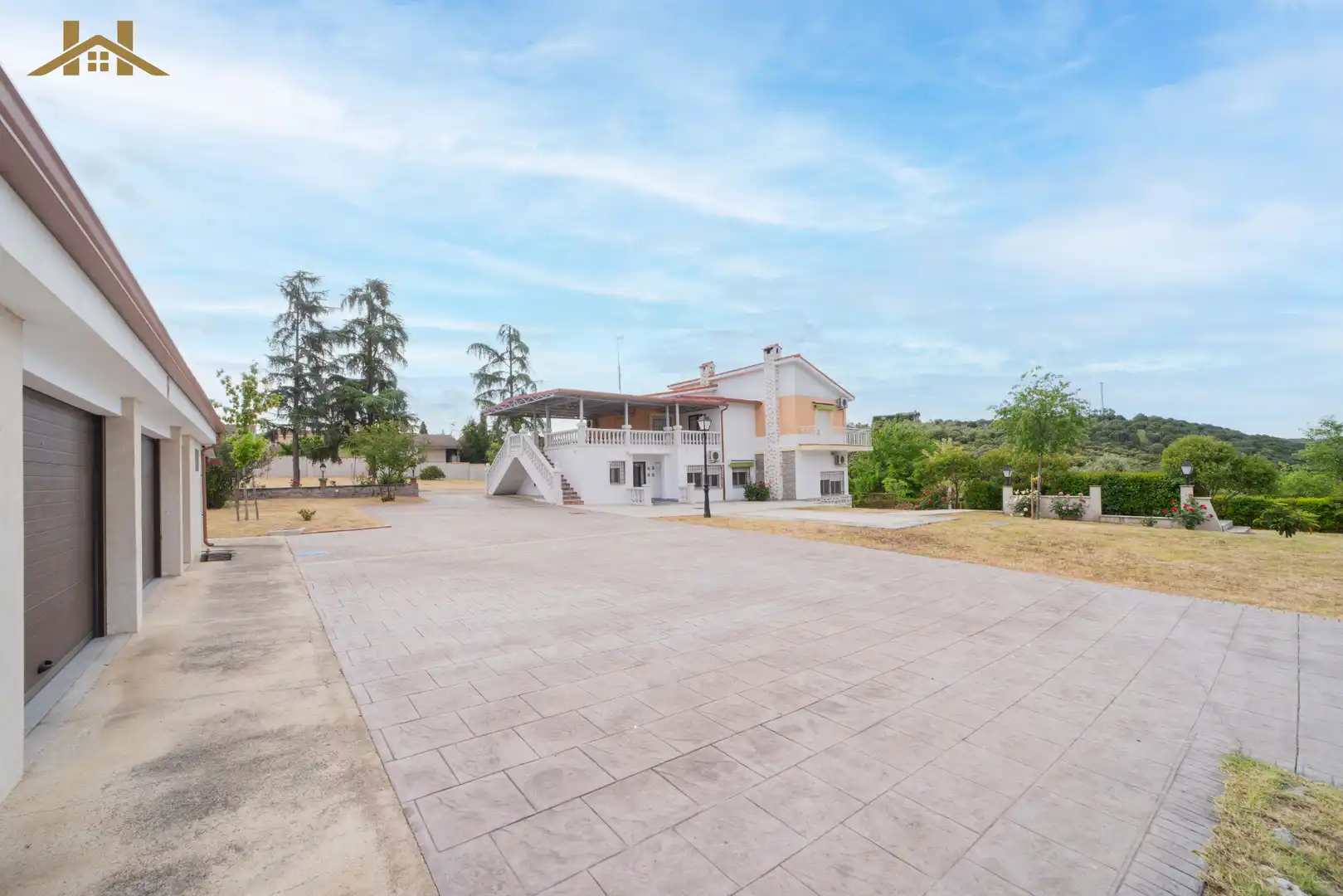 Vista exterior de Casa o chalet en venta en Aldea del Fresno con Aire acondicionado, Calefacción y Jardín privado