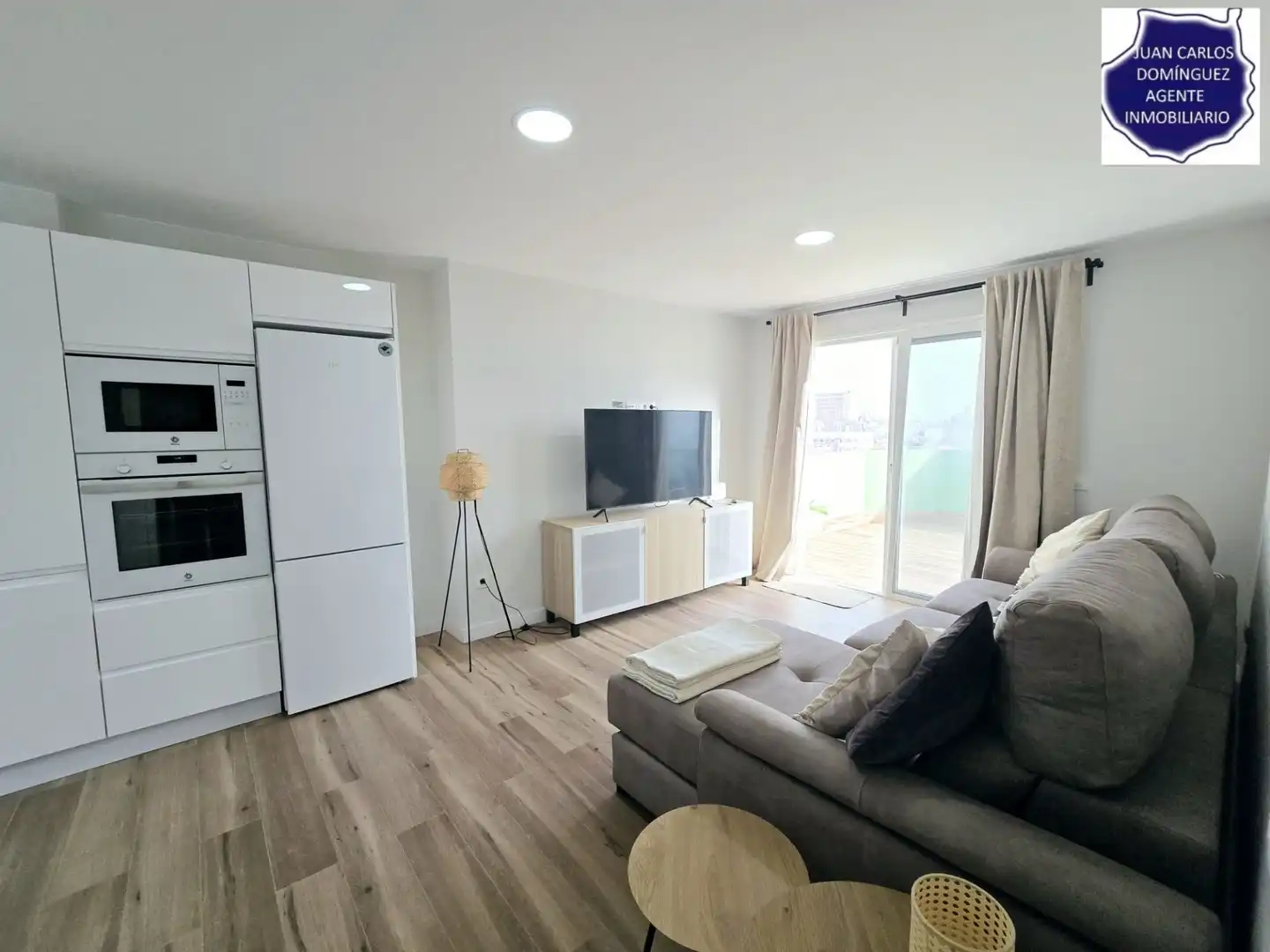 Sala de estar de Apartamento de alquiler en Las Palmas de Gran Canaria con Terraza y Amueblado