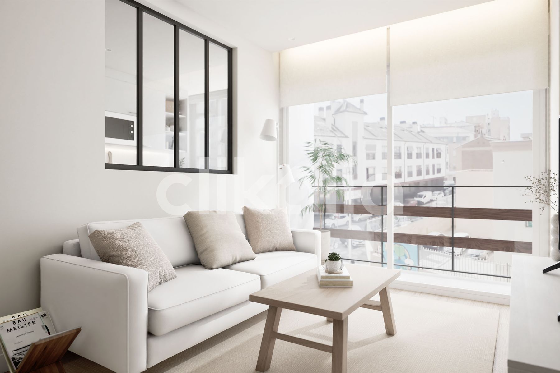 Living room of Flat for sale in Málaga Capital  with Air Conditioner, Terrace and Balcony