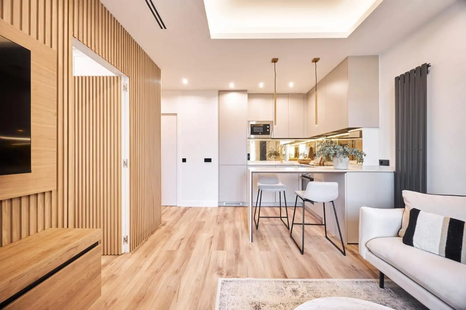 Küche von Wohnung zum Verkauf in Madrid mit Klimaanlage, Heizung und Parkett