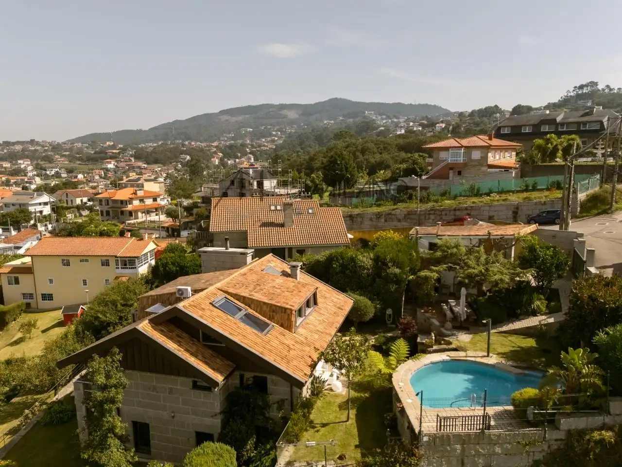 Vista exterior de Casa o chalet en venta en Nigrán con Calefacción, Jardín privado y Parquet