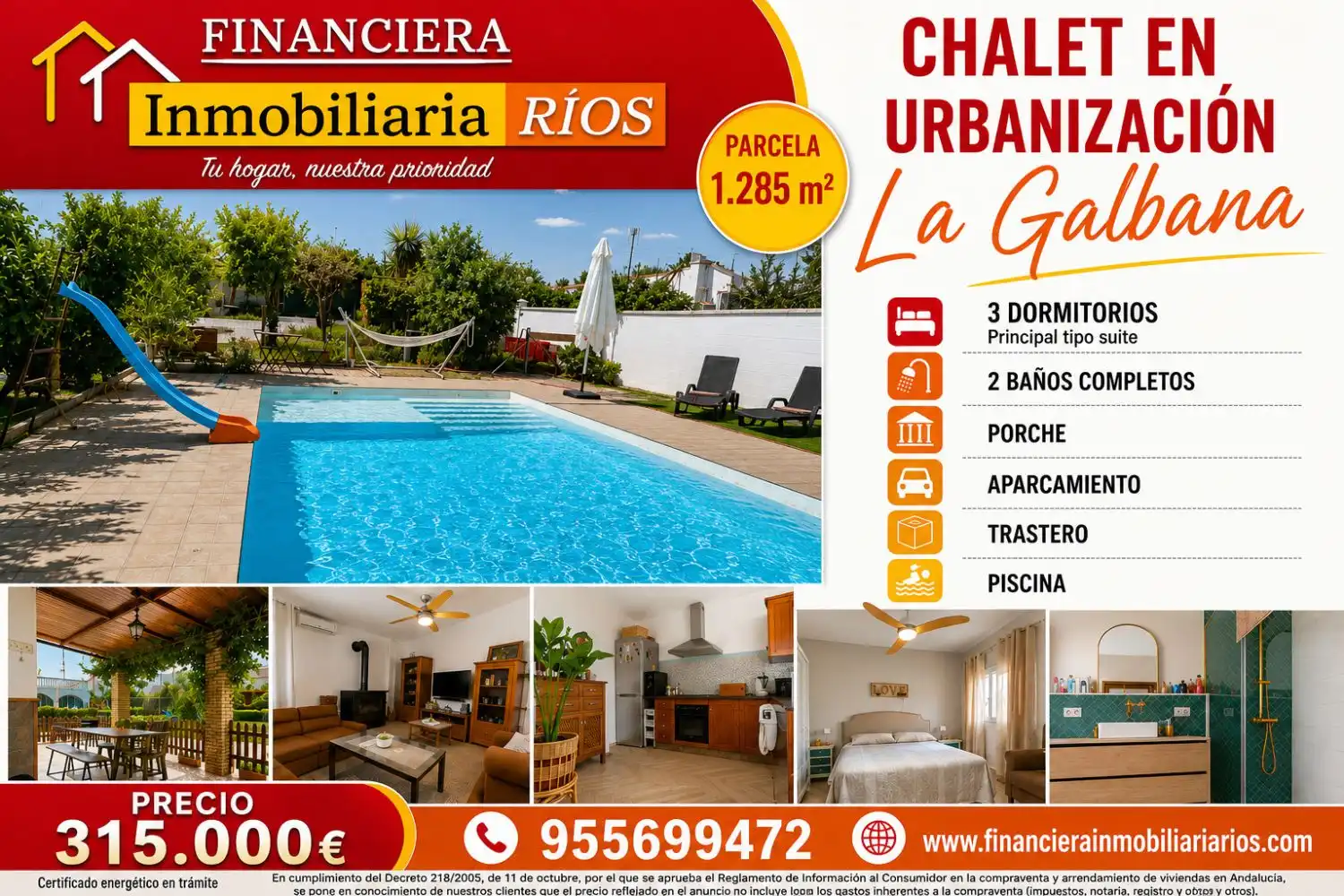 Außenansicht von Haus oder Chalet zum Verkauf in Alcalá de Guadaira mit Klimaanlage, Privatgarten und Abstellraum