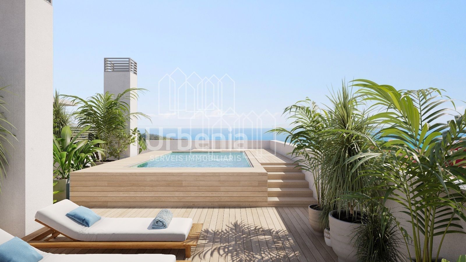 Terrace of Duplex for sale in Arenys de Mar  with Air Conditioner, Heating and Terrace