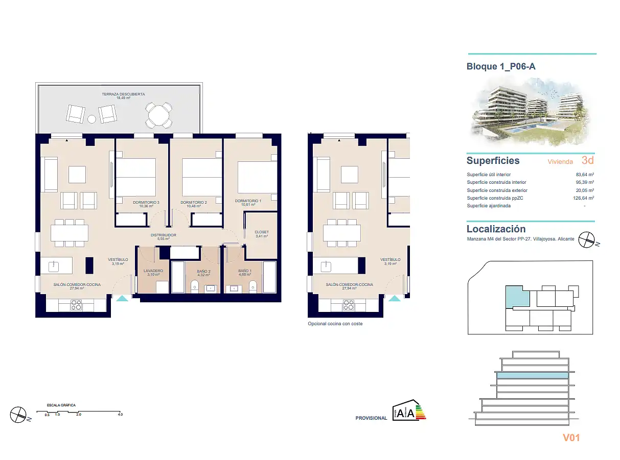 Apartamento con terraza en venta en Platja de Torres, imagen 16