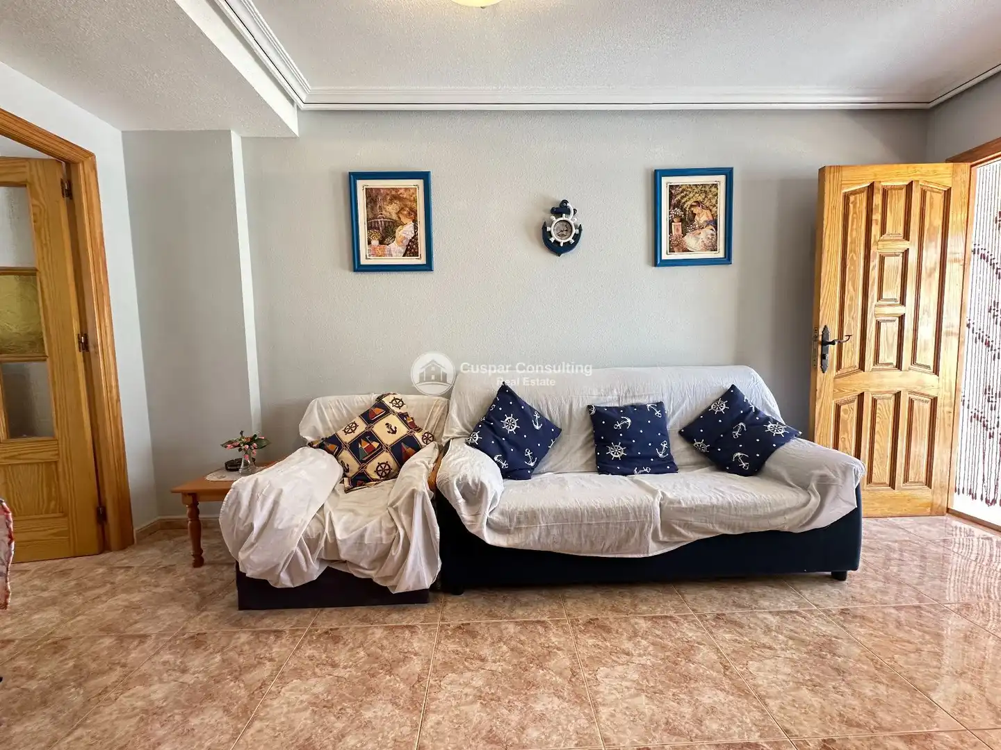 Sala d'estar de Dúplex en venda en San Pedro del Pinatar amb Terrassa, Traster i Moblat
