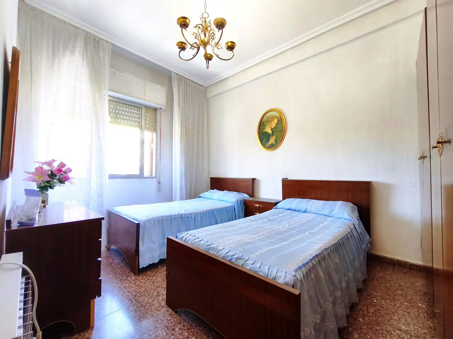 Bedroom of Flat for sale in  Logroño  with Terrace and Furnished