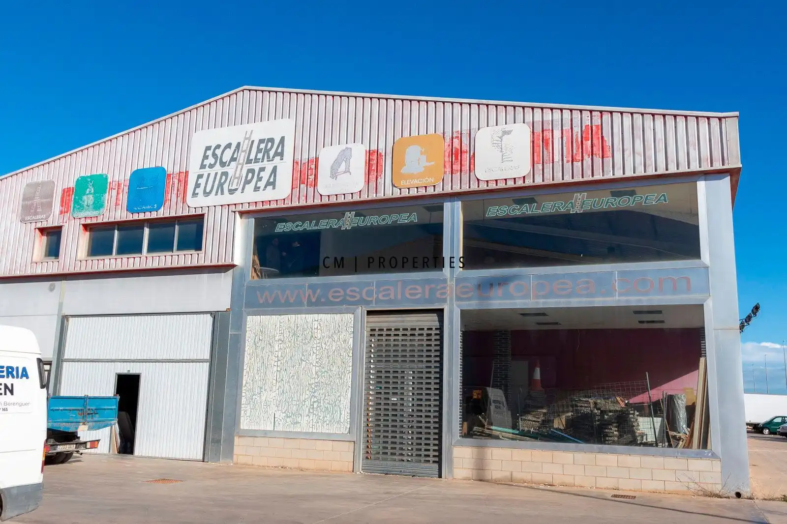 Vista exterior de Nave industrial en venta en Canet d'En Berenguer
