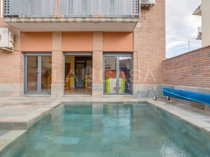 Swimming pool of Single-family semi-detached for sale in Les Franqueses del Vallès  with Heating, Terrace and Storage room