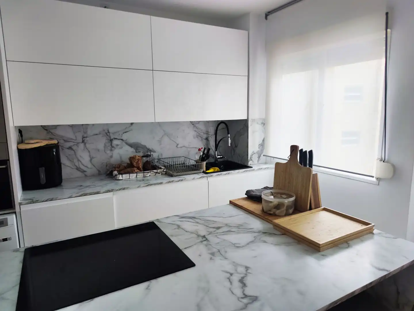 Cocina de Piso en venta en Palencia con Calefacción, Terraza y Amueblado