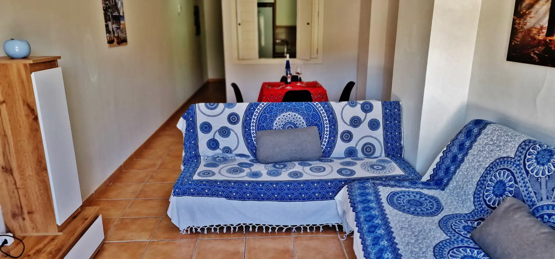 Wohnzimmer von Wohnungen zur Miete in Vélez de Benaudalla mit Klimaanlage, Heizung und Terrasse