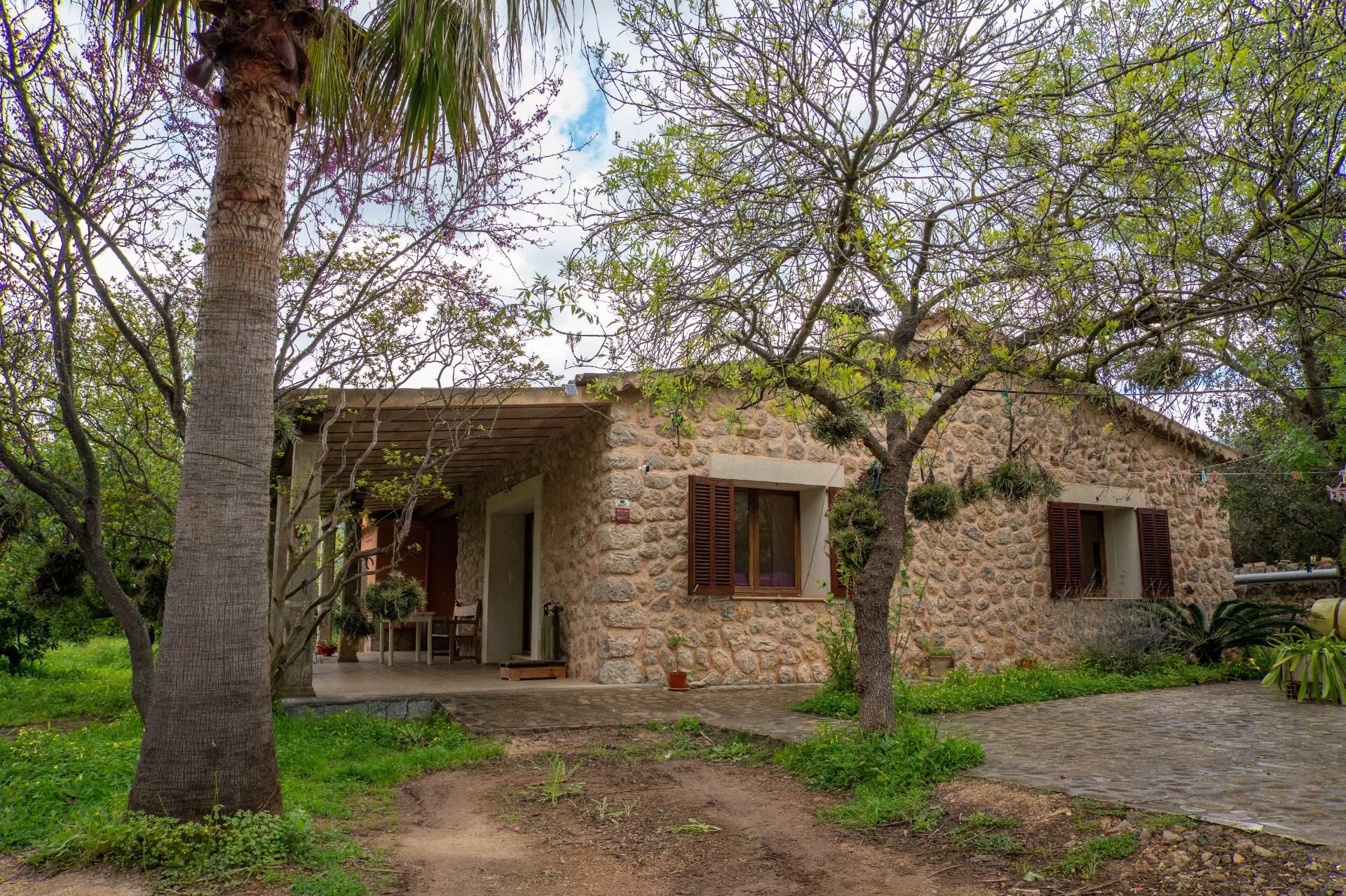 Exterior view of Country house for sale in Sóller  with Air Conditioner, Heating and Private garden