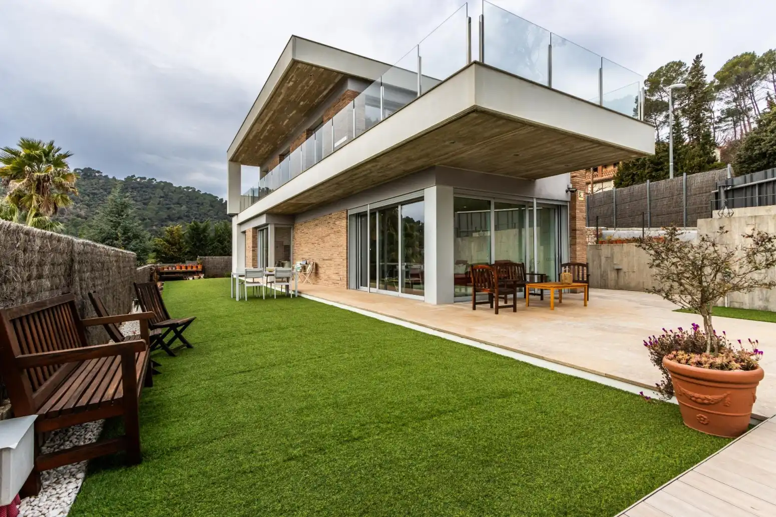 Terrasse von Haus oder Chalet zum Verkauf in Matadepera mit Klimaanlage, Heizung und Terrasse