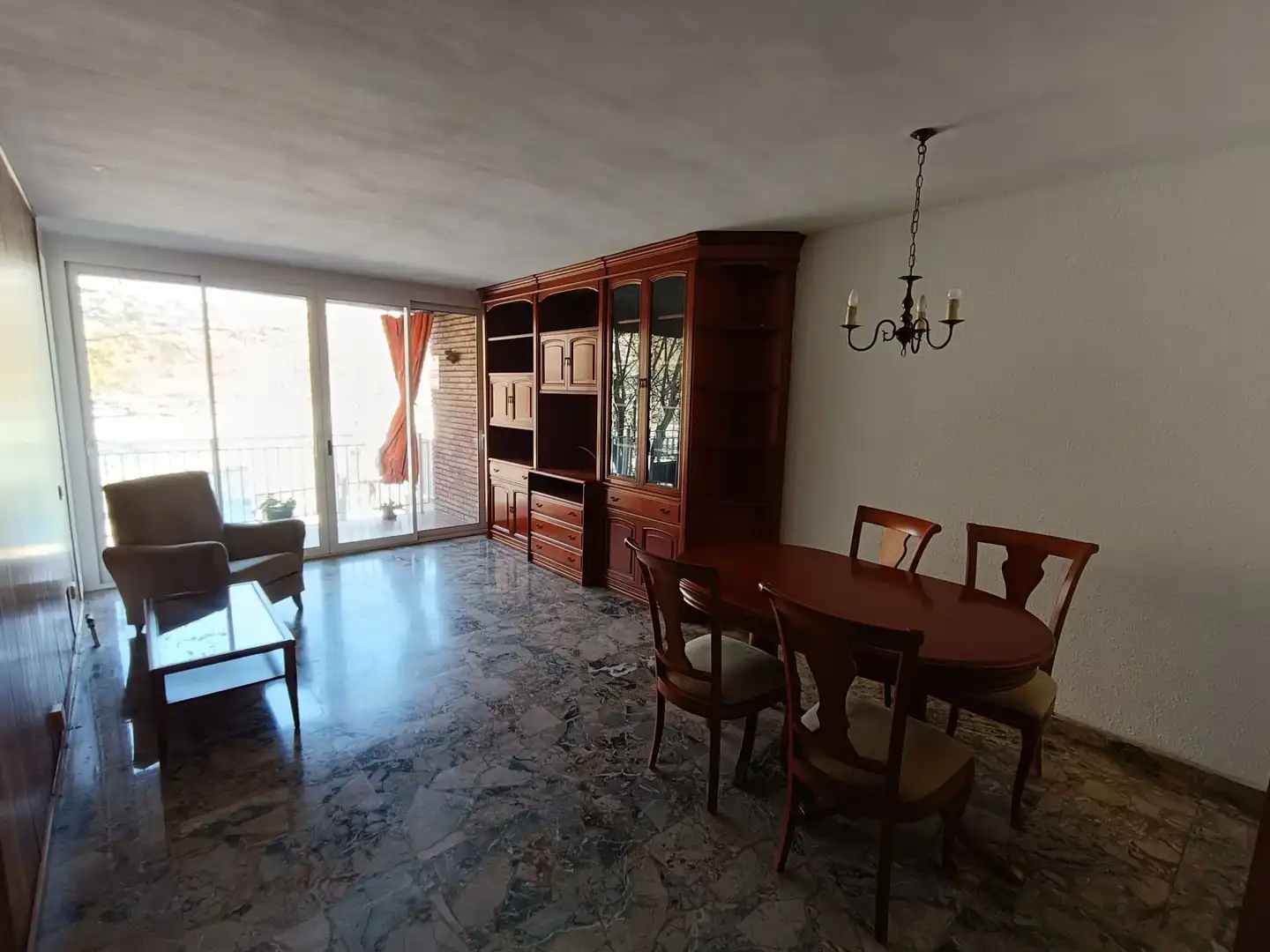 Wohnzimmer von Wohnung zur Miete in Mataró mit Heizung