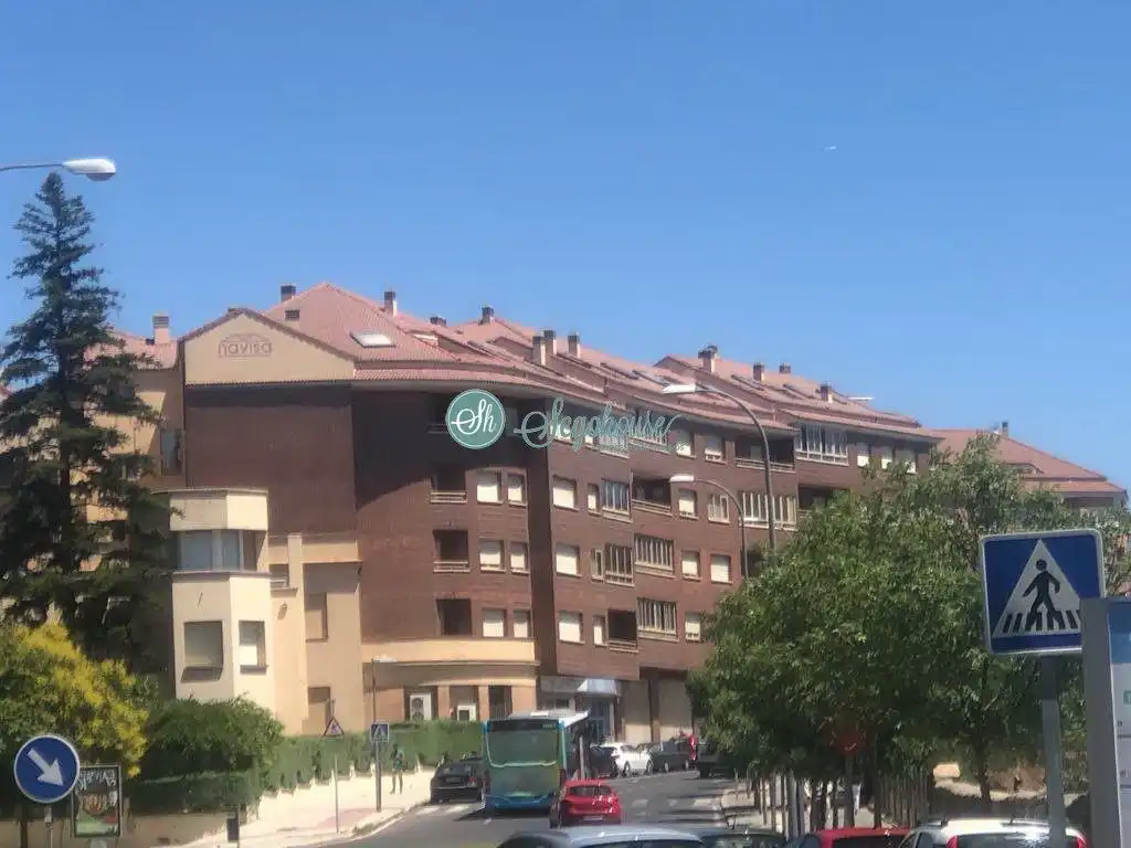 Vista exterior de Piso en venta en Segovia con Calefacción y Terraza