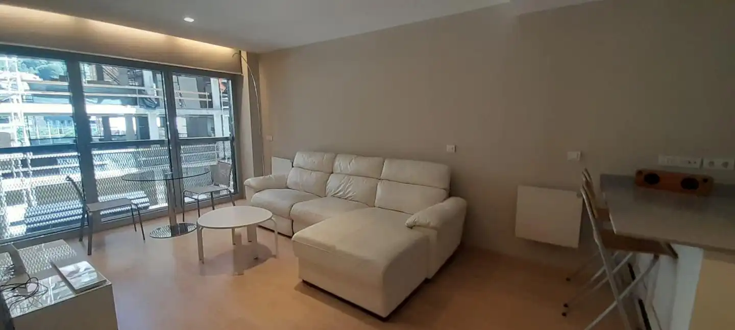 Sala de estar de Piso de alquiler en Escaldes – Engordany con Aire acondicionado y Amueblado