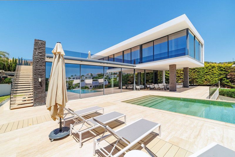 Terrassa de Casa o xalet de lloguer en Marbella amb Aire condicionat, Calefacció i Jardí privat