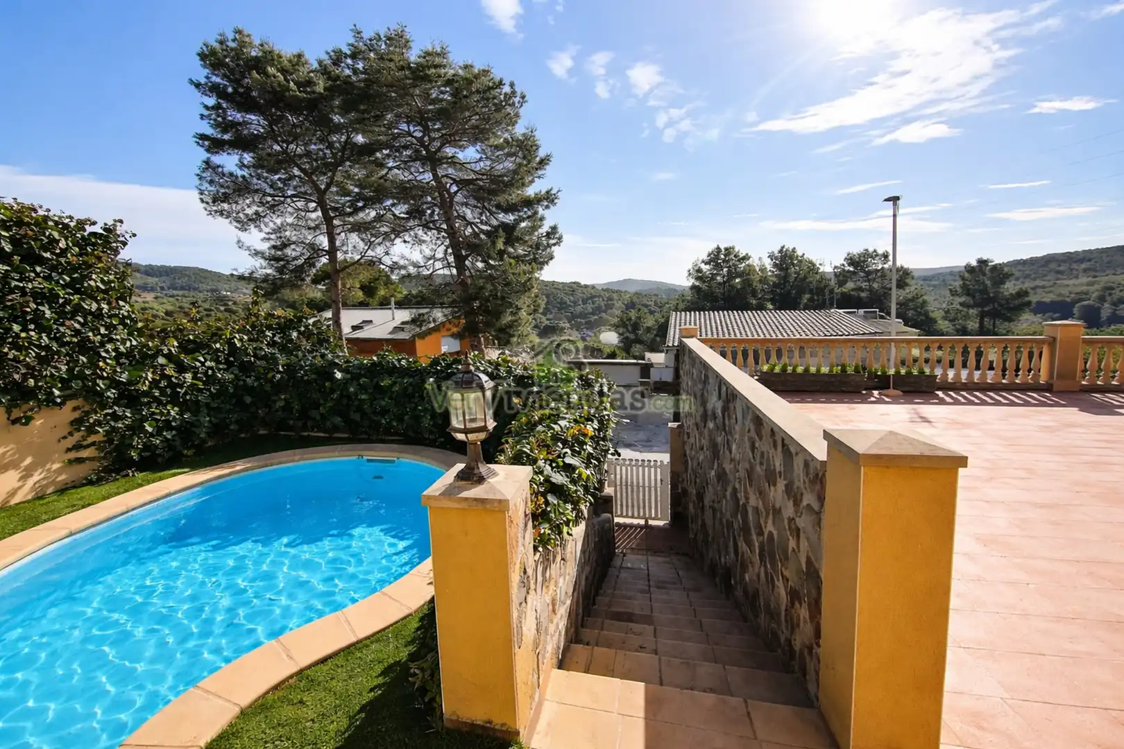 Piscina de Casa o xalet en venda en Begues amb Aire condicionat, Calefacció i Jardí privat