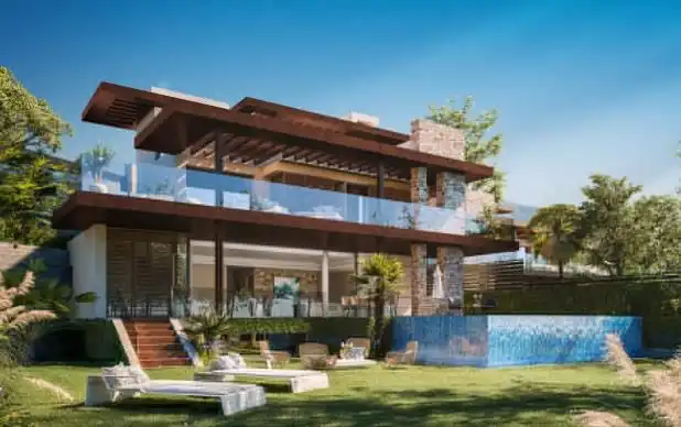 Casa con piscina en venta en Benahavís pueblo