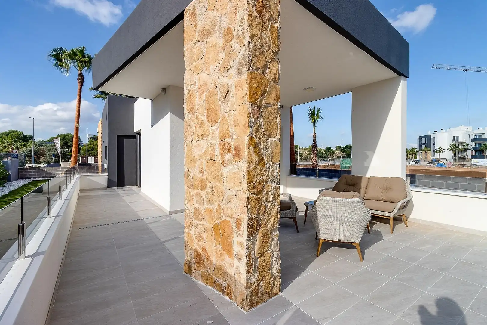 Terrace of Apartments for sale in Orihuela  with Air Conditioner, Private garden and Terrace