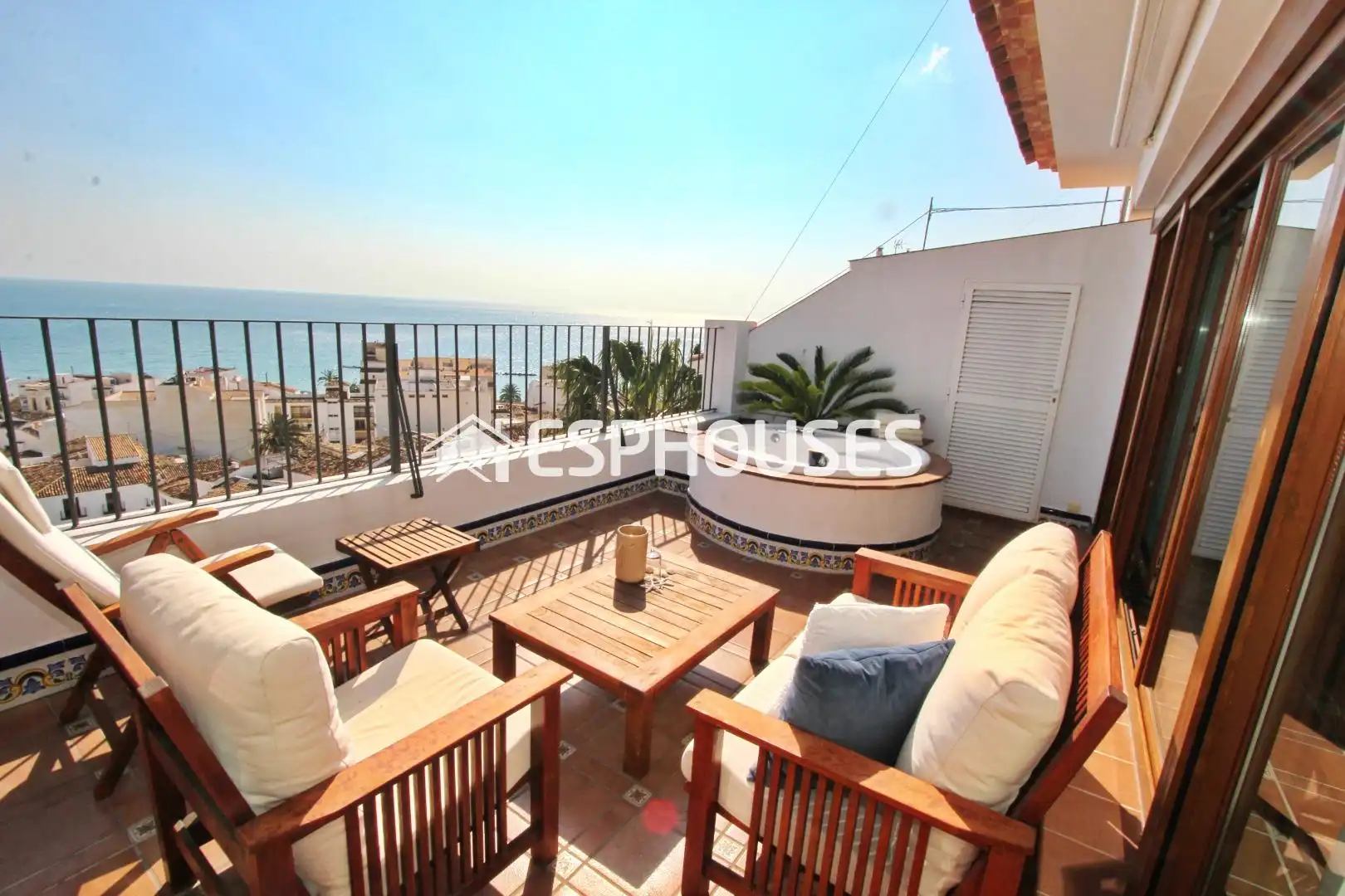 Terrasse von Haus oder Chalet zum Verkauf in Altea mit Klimaanlage, Möbliert und Balkon